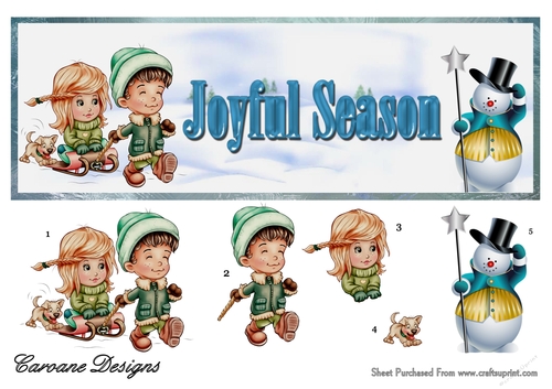 Christmas DL Topper 3 - 11x4 inch topper with decoupage