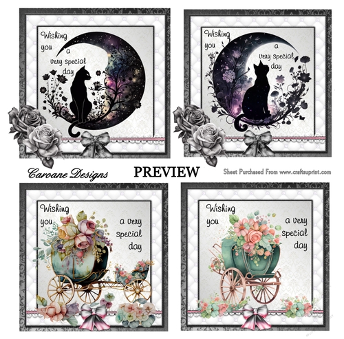 Special Day Bumper Kit 7 - 10 sheets, Card fronts, decoupage, inserts, and greeting boxes