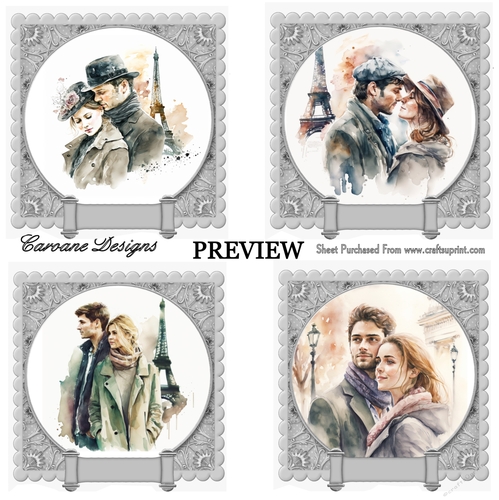 Love is in The Air Bumper Kit 16 - 10 sheets, Card fronts, decoupage, inserts, and greeting boxes