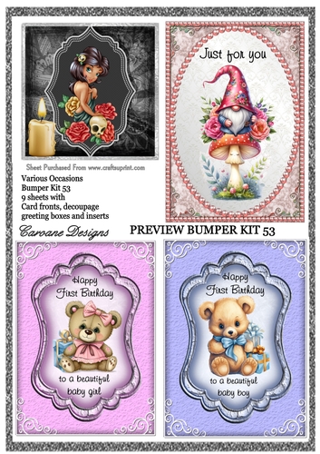 Bumper Kit 53 - Various Occasions - 9 page bumper kit