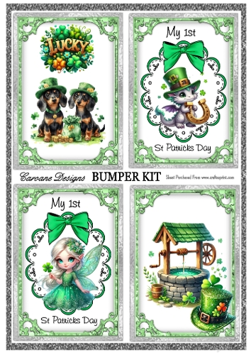 St Patricks Day -  Bumper Kit 72 - 9 page bumper kit