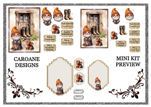Country Doors 3 - 4 page Mini kit