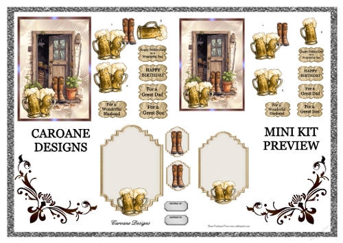Country Doors 4 - 4 page Mini kit