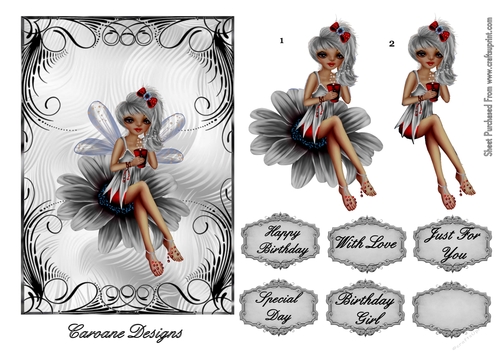 Enchanted Coffee - A4 design sheet.