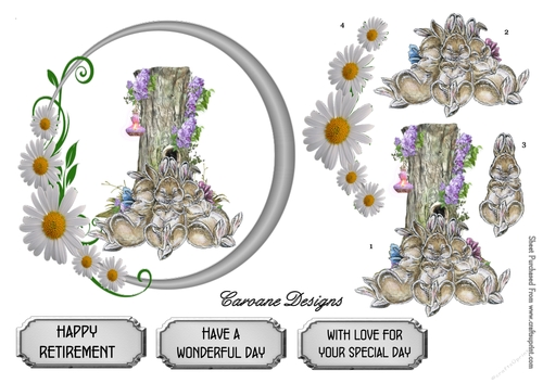 This is the Life - 6 inch circular topper with decoupage