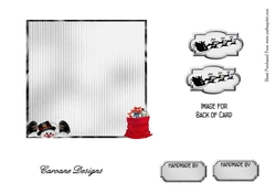 Matching insert for the design sheet - Who Who Who, Merry Christmas