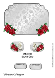 Matching insert sheet for the design sheet - Vintage Merry Christmas