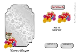 Matching insert for the design sheet - Loveable Valentine
