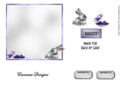 Matching insert for the design sheet - Brexit Bunnies