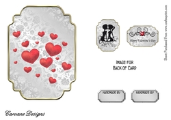 Matching insert for the design sheet - Love Pure and Simple