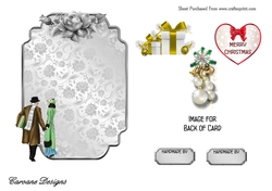 Matching insert for the Design Sheet - Christmas Love 4