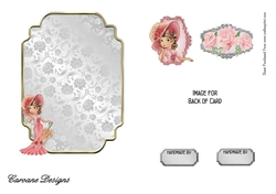 Matching insert for the design sheet - Lillie in Paris