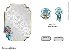Matching insert for the design sheet - Christmas Fairy Child