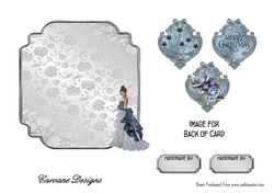 Matching insert sheet for the design sheet - Christmas Beauty