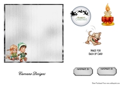 Matching insert for the design sheet - Snow Christmas 6