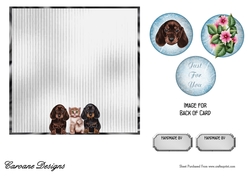 Matching insert for the design sheet - Get Well Soon 4