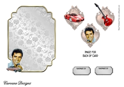 Matching insert for the design sheet - Pink Cadillac