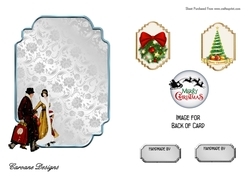 Matching insert for the design sheet - Christmas Shopping 2