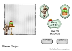 Matching insert for the design sheet - Cake Yum Yum