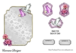 Matching insert for the design sheet - Baby Girl 1