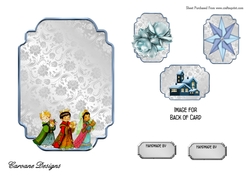 Matching insert for the design sheet - Carols at Christmas 2