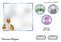Matching blank insert to match the design sheet - The Easter Bunny Bear