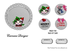 Matching insert for the design sheet - From Our Kitty to Your Kitty 1