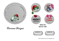 Matching insert for the design sheet - From Our Kitty to Your Kitty 2