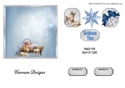 Matching insert for the design sheet - The Christmas Miracle