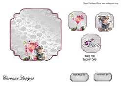 Matching insert sheet for the design sheet - Magical Cocktail