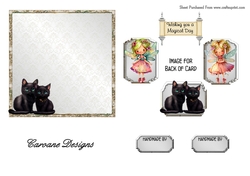 Matching insert sheet for the design sheet - Fairy Doors 1