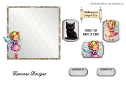 Matching insert sheet for the design sheet - Fairy Doors 2