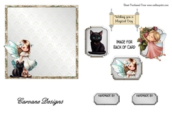 Matching insert sheet for the design sheet - Fairy Doors 3