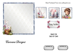 Matching insert sheet for the design sheet - Fairy Birthday 1