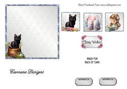 Matching insert sheet for the design sheet - Fairy Birthday 2