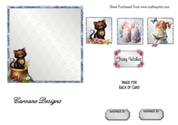 Matching insert sheet for the design sheet - Fairy Birthday 3
