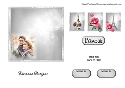 Matching insert sheet for the design sheet - Love is in The Air 4