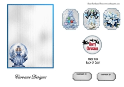 Matching insert sheet for the design sheet - Christmas Assortment 2