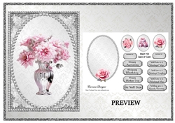 Flowers and Butterflies 1 - 2 Page mini kit.