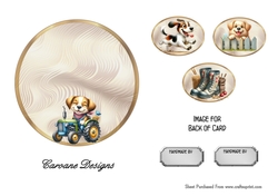 Matching insert sheet for the design sheet - Mans Best Friend 1