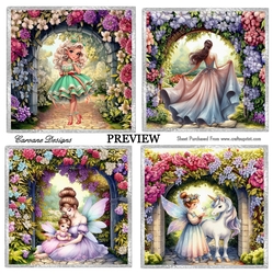 Enchanted Garden Bumper Kit 55 - 9 page bumper kit
