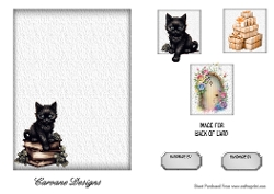 Matching insert sheet for the design sheet - Kitties Galore 3
