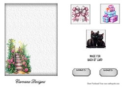 Matching insert sheet for the design sheet - Kitties Galore 4