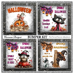 cup1465245_21555 - Spooky Halloween Bumper Kit 103 - 9 page bumper kit - card fronts, decoupage, inserts, made by boxes, images for back of card, preview