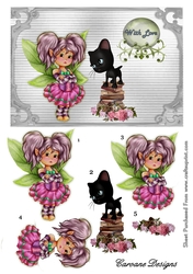 Spell Gone Wrong Again - WITH LOVE - Decoupage