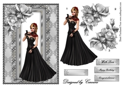 Class Act 2 - A4 design sheet for cardmaking