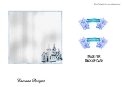 Matching insert for the design sheet - A Winter Church