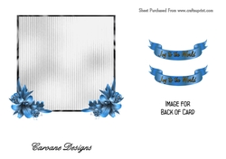 Matching blank insert for the design sheet - Joy To The World