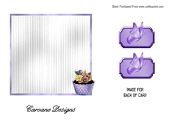 Matching insert for the design sheet - Birthday Cupcake 2