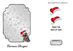Matching insert for the Design Sheet - My Christmas Puppy